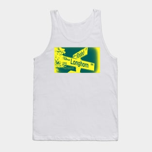 Rodeo Court & Longhorn Drive, San Dimas, California by Mistah Wilson Tank Top